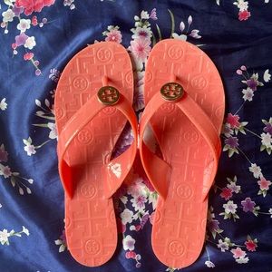 Tory Burch jelly flipflops